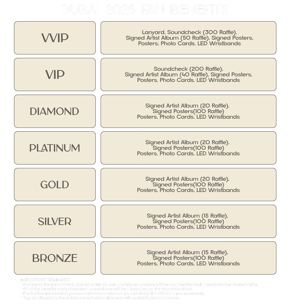 Fan Benefit